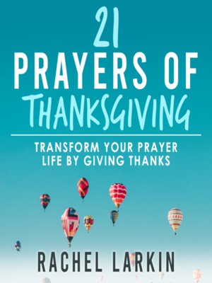 cover image of 21 Prayers of Thanksgiving